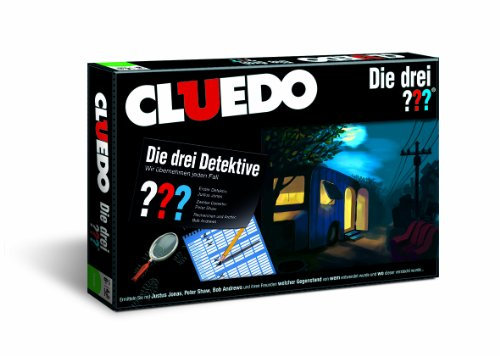 CLUEDO Die drei Fragezeichen - das beliebte Detektiv-Brettspiel | Gesellschaftsspiel | Familien-Spiel | Brettspiel-Klassiker |Ratespiel|