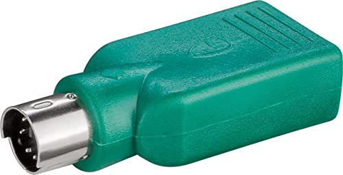 CONECTICPLUS - Adaptador USB 2.0 tipo A hembra a mini din 6 PS2 macho