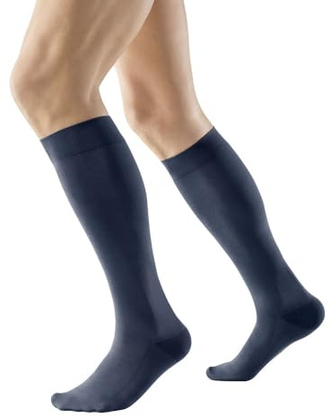 Bauerfeind VenoTrain Business AD CCL1 foot long Kompressionsstrümpfe S plus marine long