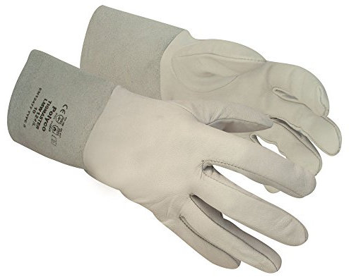 Polyco Tigmaster Large Sheepskin Leather Tig Welding Gauntlet