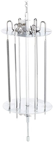 Rosenstein & Söhne Zubehör zu Heißluftgrillkörbe: Grillspieß für Halogen-Konvektionsofen HK-14.l (Halogenofen Heißluftöfen, Halogenkocher, Grillkorb)