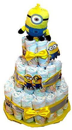Gâteau de couches Dodot Minion (Moi, moche et méchant) Talla 2 (3-6 kg) Citronnier