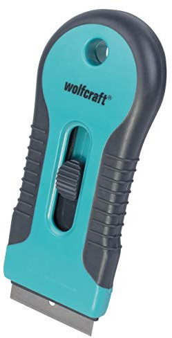 wolfcraft 4101000 - Grattoir Plastique Bi-matière - Pour le nettoyage des surfaces lisses