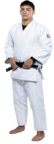 FUJI Euro Competition Judo Gi for Men and Women (Belt Not Included), Size 5