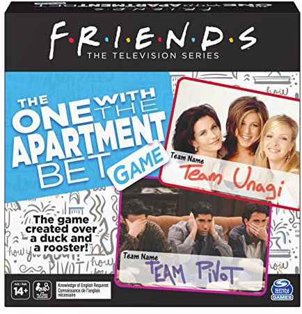 Spin Master Games Friends TV Show, The One with the Apartment Bet Party Game, for Adults and Teens Ages 14 and Up