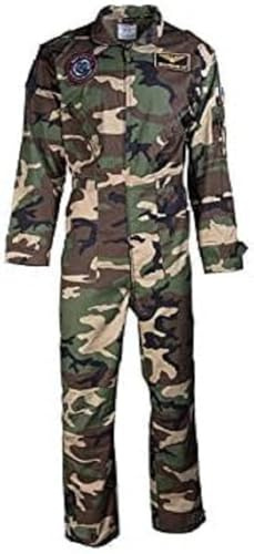 Mil-Tec Us M.Abzeichen Overalls Woodland 905, XL
