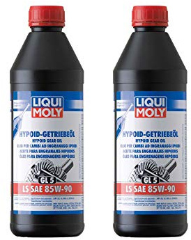 2x Original LM 1L Hypoid-Getriebeöl (GL5) LS SAE 85W-90 Gear Oil 1410