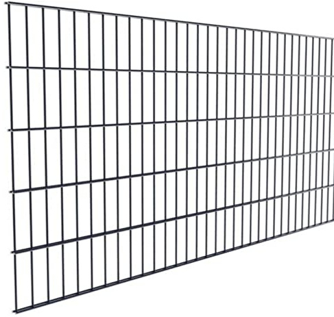 Doppelstabmatte Element 2,5 m 6/5/6 NUR MATTE Gittermatte Zaunelement Anthrazitgrau 1630 mm