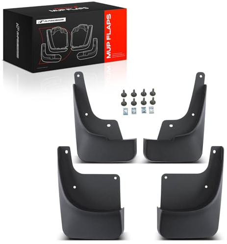 A-Premium Set di 4 parafanghi paraspruzzi con kit di accessori per Suzuki Grand Vitara 1999-2005, Sport Utility, anteriore sinistro, destro e posteriore sinistro