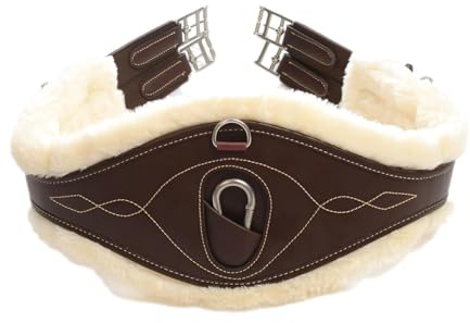 Kentucky - Lammfell Gurt Anatomisch Braun 145 cm