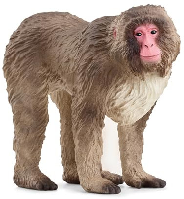 Schleich 14871 Macaco japonés, a Partir de 3 años, Wild Life - Figura, 3 x 7 x 6 cm