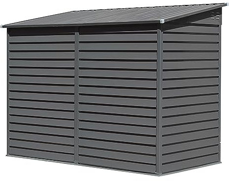 6X4',8x4',8x6',8x8',8x10' Heavy Duty Metal Garden Shed Storage Garage House Outdoor Green Color (4.7x8.86')