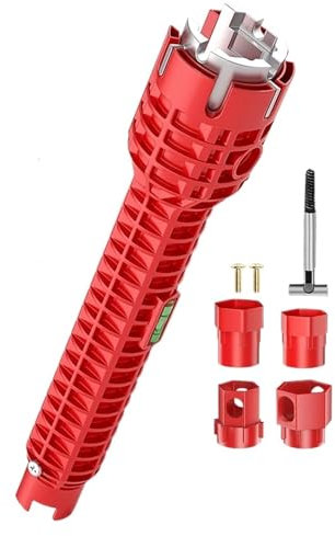 14 in 1 Faucet Sink Wrench Pipe Wrenches Faucet Sink Installer Kit for Bathroom Kitchen Plumbing Repair Installation Hand Tools (Color : 8 in 1)