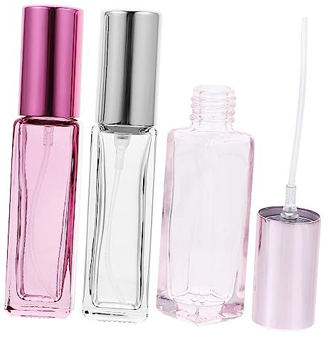 FRCOLOR 9 unidades Mini Perfume Perfume Mini Pulverizador Utensilios de Viaje Dispensador de Perfume de Bolsillo Recargable Mini Botella de Perfume Vintage Botella de Viaje Botella Decantador