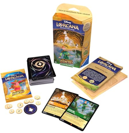 Disney Lorcana TCG Inchiostri Terra Gioco di Carte Collezionabili JCC Deck Avvio Ambra & Smeraldo