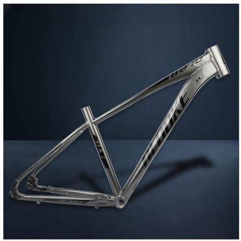 QHIYRZE 27.5er Cuadro De Bicicleta De Montaña 14.5''/16''/18'' Am/XC Hardtail Cuadro MTB QR 135mm Aleación De Aluminio Cuadro Freno Disco Enrutamiento Interno Ligero(Dark Gray,16'')