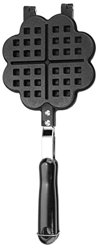 HAOHIZE Waffle Maker, Egg Waffle Iron Heart Shape NonStick Waffle Maker Pan Model Press Plate Baking Tool Baking Pan Frying Model for Kitchen