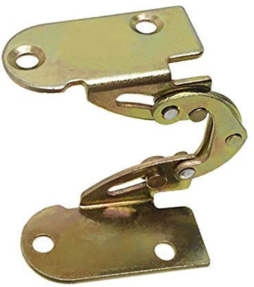 KIEYENS 2 Stück/Set Klappscharniere für Möbel, die um 180 Grad gefaltet Werden können, für 18 mm Dicke Tischscharniere (groß) (klein)