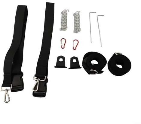 S-type Awning Fixing Kit, Awning Storm Strap Fixing Kit, Caravan Awning Storm Straps Caravan Awning Straps With Springs And Anchors