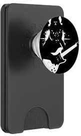 Bulldog francese con chitarra elettrica musicista chitarrista PopSockets PopWallet per MagSafe