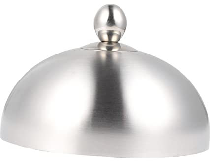 1stk Steak-abdeckung Zerschlagen Sicher Gestell Glocke Bausatz Mikrowelle Burger Unterstützt Netz Grill Kochen Ofen Aktenvernichter Zerschmetterer Silver Rostfreier Stahl Cabilock