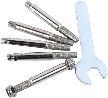 Srliya Piedras de Afilador de Motosierras 5 PPCS Skintoring Skining Stones bit Broad Dutnessw Dureza Herramienta de Afilado para Afilado de Aceite Pequeño Sierra de Aceite Pequeño 325
