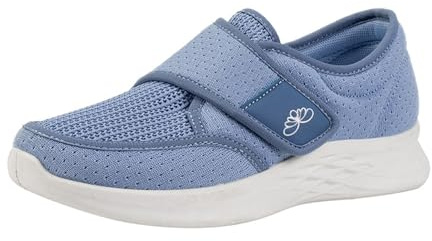 Allbestop Basket Securite Femme, Chaussure Orthopédique Femme Chaussures Tennis Urbanfit-Ultrakomfort Sneaker Basket Running Short Randonnée Chaussures Marche Ensemble Jogging,(Bleu Clair,40)