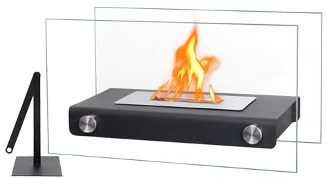 Feuerstelle Für Tische | Tragbarer windgeschützter Wärmespender,Tischfeuerstelle Mit Windschutz,Für Garten Terrasse Balkon Wohnzimmer Als Tischdekoration Im Winter