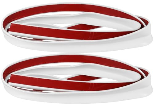 POPETPOP Selbstklebende Flexible Regenrinne aus UV Beständigem Silikon 2m Verstellbare Dachrinne für Wohnmobile und Outdoor Tropfkante zur Regenwasserableitung