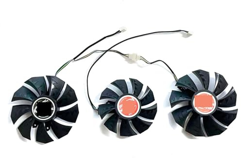 SHANGYG Ventilador GPU RTX3080 3090 de 87MM y 4 Pines para Tarjeta vídeo gráfica Colorida GEFORCE RTX 3060 3070 3080 TI NB 12G-V(3 Fan)