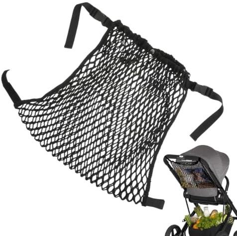 Borsa Passeggino Portaoggetti Rete Carico Tasca Maglia Portaborse