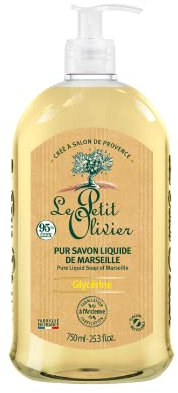 Le Petit Olivier - Pur Savon Liquide de Marseille - Fabriqué en France - Flacon pompe 750 ml