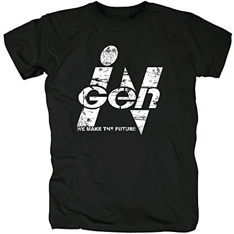 TSP Jurassic Ingen Park Logo Herren T-Shirt XXXXL Schwarz