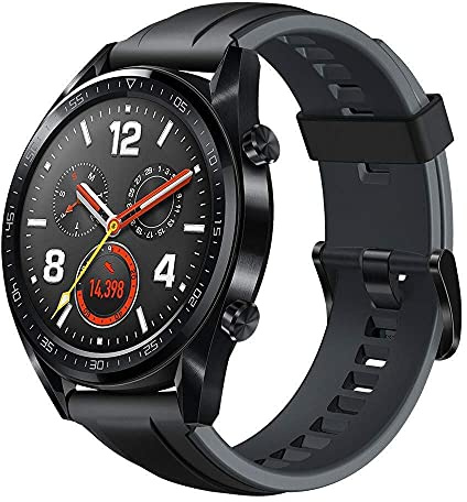 Huawei Watch GT GPS Running Watch with Heart Rate Monitoring and Smart Notifications (Up to 2 weeks Battery Life) – Black (Renewed)