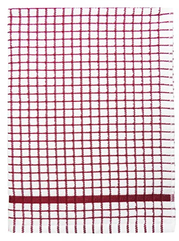 Samuel Lamont & Sons Poli-Dri Geschirrtuch, Burgunderrot, Größe 50 x 70 cm, 100% Baumwoll-Frottee, Ultra-saugfähig und superweich, maschinenwaschbar, Burgunderrot, Einheitsgröße