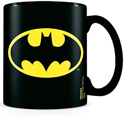 Batman Tazza Con Logo (Taglia unica) (Nero)
