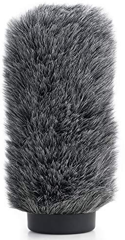 YOUSHARES NTG3 Microphone Windscreen - Deadcat/Windmuff for Rode NTG-3, Sennheiser MKH416 Shotgun Mic, Wind Shield Up to 7.1 Long