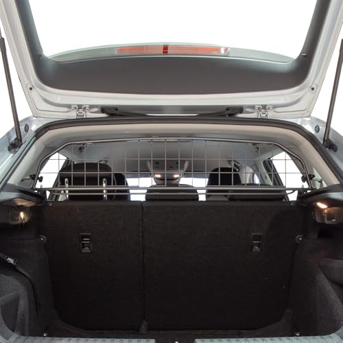 Travall Hundegitter für Skoda Kamiq 2019-2023, fahrzeugspezifisches Trenngitter für den Kofferraum aus Stahl, passgenau für sicheren Hundetransport