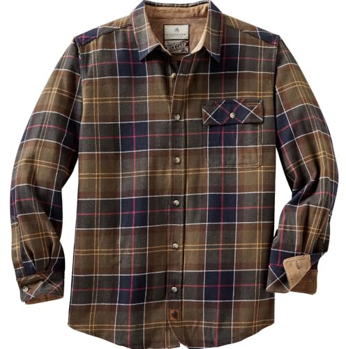 Legendary Whitetails Herren Buck Camp Flanellhemd Hemd mit Button-Down-Kragen, Huntsman Plaid, Mittel