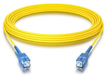 10Gtek OS2 SC a Cavo Fibra Ottica 5m - 9/125 Monomodale Simplex Patch LSZH per Bidi Media Converter