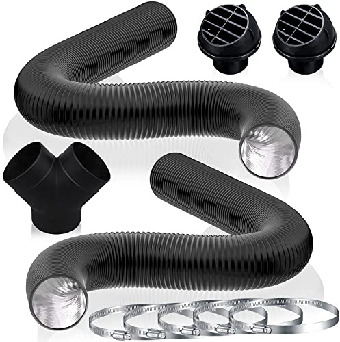 Standheizung Auto Heizrohr Rohr Kanal T Stück, Warmluftauslass mm, Alu Flexrohr 75mm, Schlauchschelle