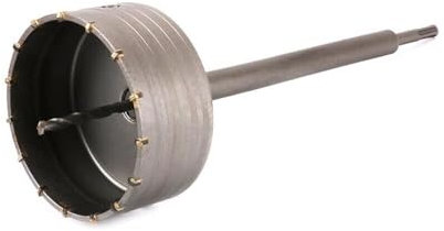 Kovalmax® Fresa a tazza per muro cemento 125 mm carotatrice muro asta sds plus 50 cm prolunga da trapano