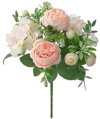 Zerodeko 1stk Künstliche Pfingstrose Simulationsblume Gefälschte Material Für Blumenarrangements Selber Machen Gefälschte DIY-Pflanze Hortensie Hochzeit Braut Seidenblume
