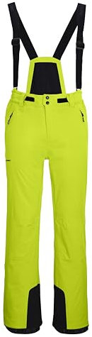 killtec Herren Skihose/Funktionshose mit abnehmbaren Trägern, Kantenschutz und Schneefang KSW 52 MN SKI PNTS, frühlingsgrün, 3XL, 42006-000