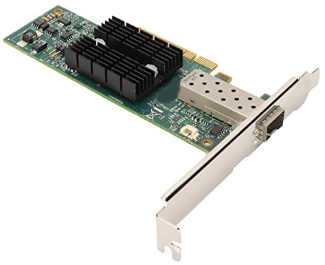 Tarjeta de Red de 10 GB, Tarjeta de Interfaz de Red de Fibra óptica con un Adaptador de Red de 10 GBPS MNPA19XTR SFP+ Tarjeta de Red PCIe 10 GBPS Tarjeta de Red de Adaptador de Red para Servidores