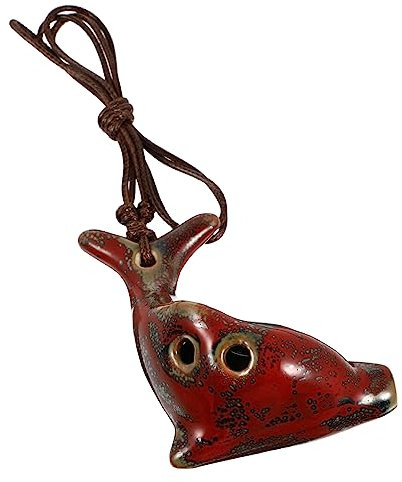 CORHAD Delphinokarina Für Anfänger Hochwertiges Blasinstrument Übungs-okarina Mit Wunderschönem Klang Robuste Und Langlebige Verarbeitung Angenehm Hand Liegend