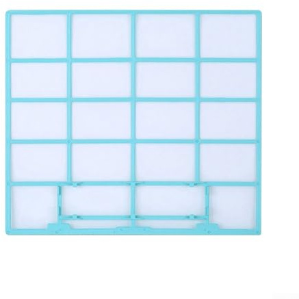Filtro aria condizionata accessori rete antipolvere per unità interne Midea, funzionamento pulito (37,5 x 33 cm)