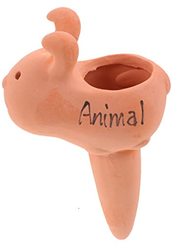 UKCOCO Arroseur Automatique en Céramique à Motif Animalier pour Plantes en Pot Système d'Irrigation Automatique pour Intérieur et Extérieur Goutteur Pratique Outil d'Arrosage Solide