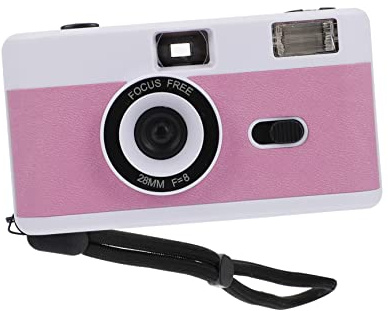 SHINEOFI 1pezzi Fotocamera Vintage in Flash Incorporato Fotocamera Pellicola in Riutilizzabile Retrò Batteria