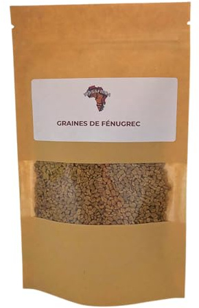 Bockhornsklöverfrön 50 g – Trigonella Foenum-Graecum – Methi-frön – Naturlig Aromatisk Krydda för Curry, Halba, Indiskt Kök, Örtinfusioner – 100% Ren